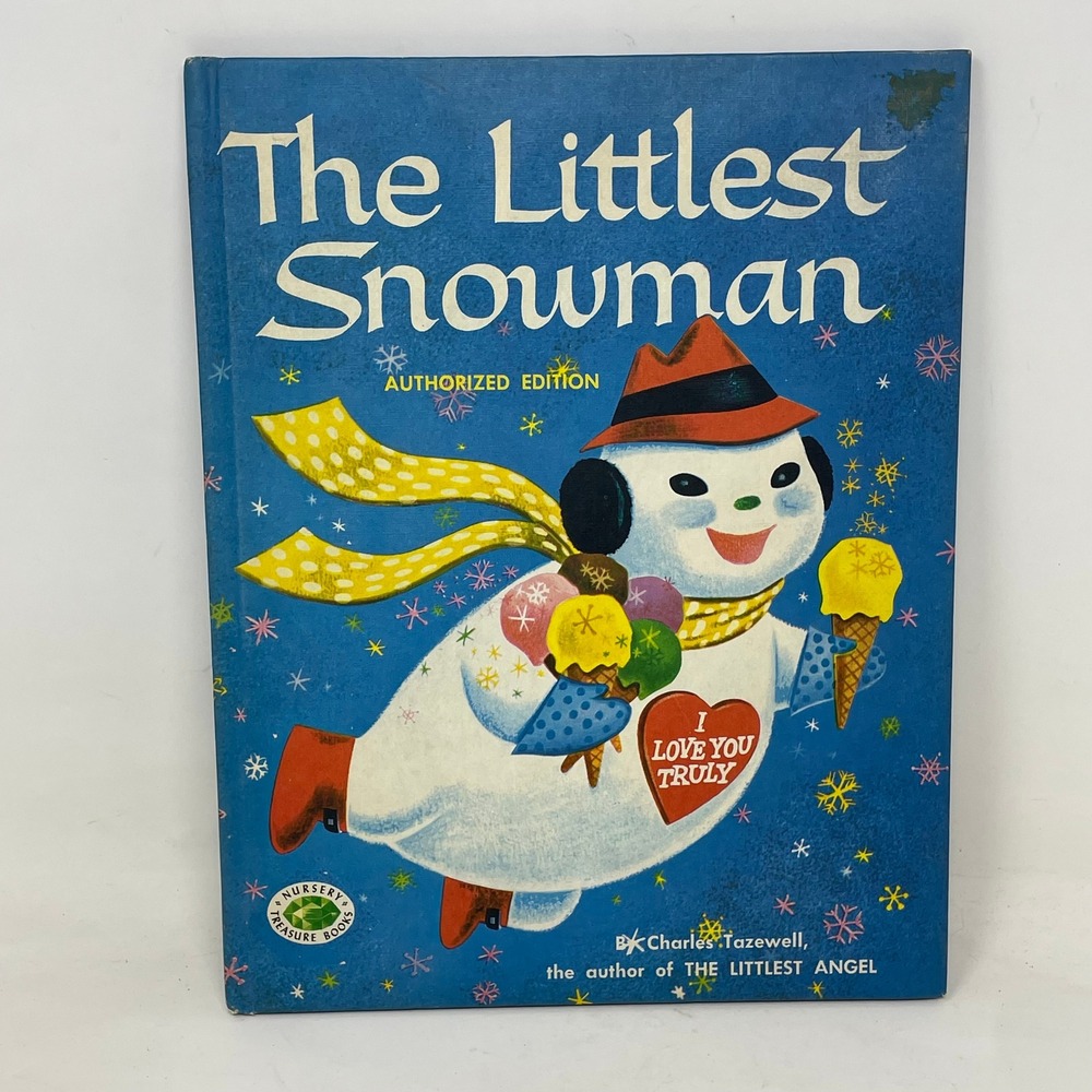 The Littlest Snowman Charles Tazewell Vintage Childrens Book 1950s Style Holiday